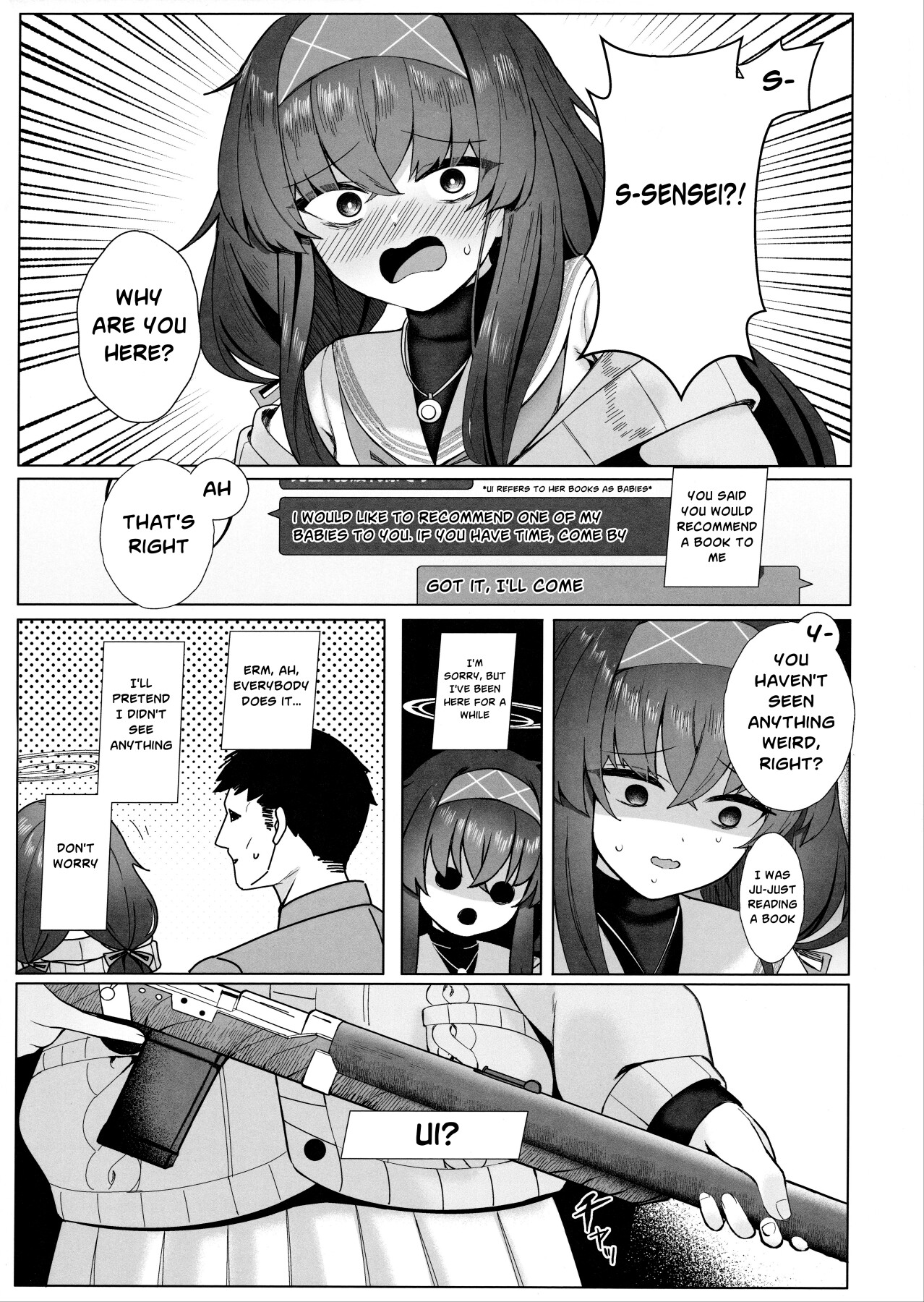 Hentai Manga Comic-Ui's thin book-Read-4